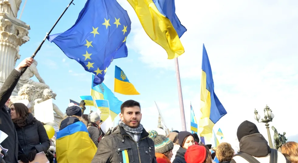 Євромайдан. Відень 08.12.2013