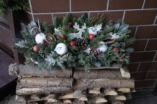 Рождественский декор двора, 2014