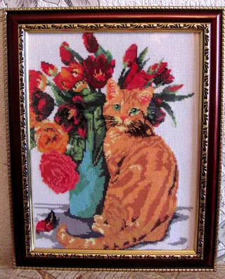 Картина"Рыжий кот".