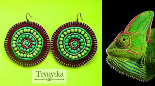 Сережки "Eye Chameleon"