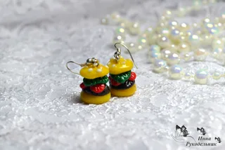Сережки "Гамбургери"
http://vk.com/craftirs