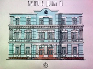 Графіка і відмивка акварелью. 2010-2011 р.