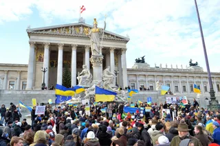 Євромайдан. Відень 08.12.2013