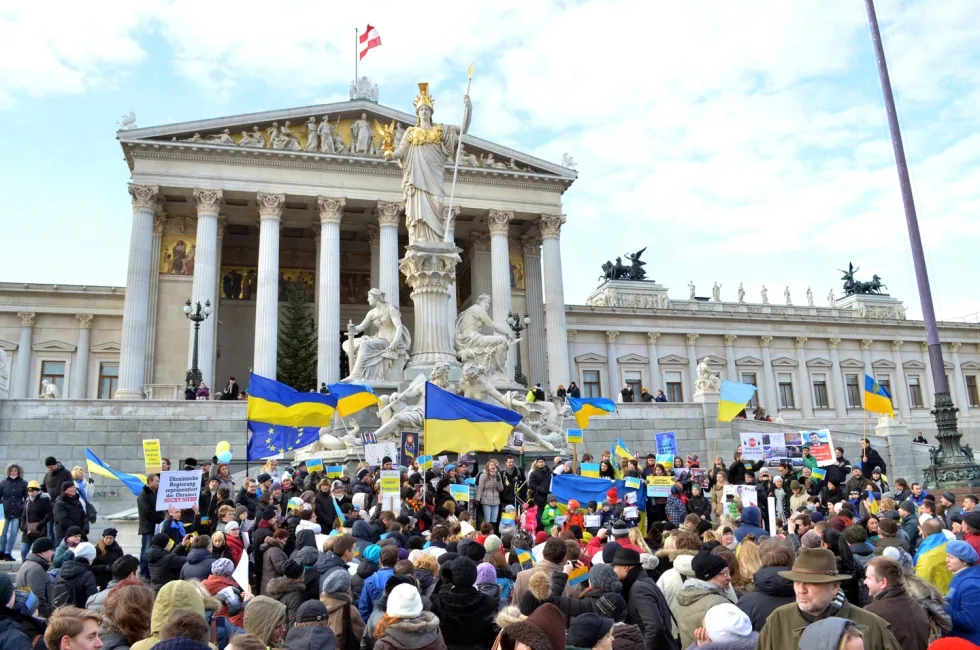 Євромайдан. Відень 08.12.2013