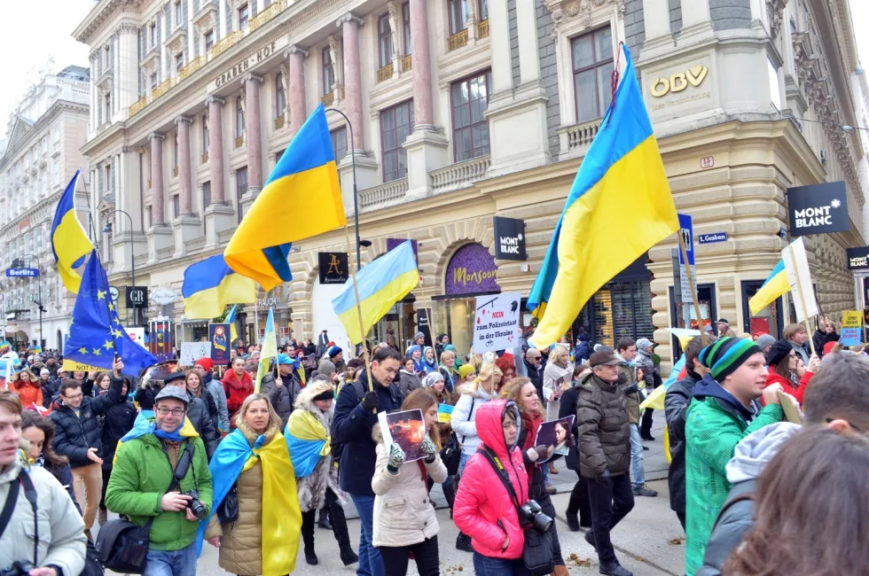 Євромайдан. Відень 08.12.2013