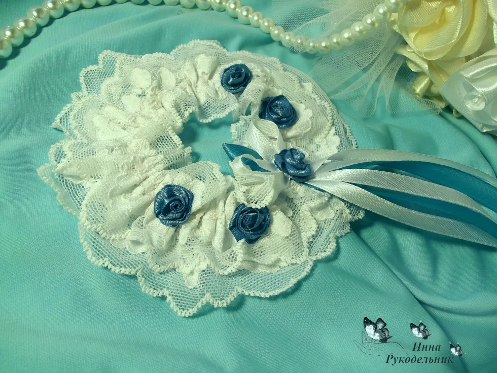 Підв'язка нареченої "Бірюза"
http://vk.com/craftirs