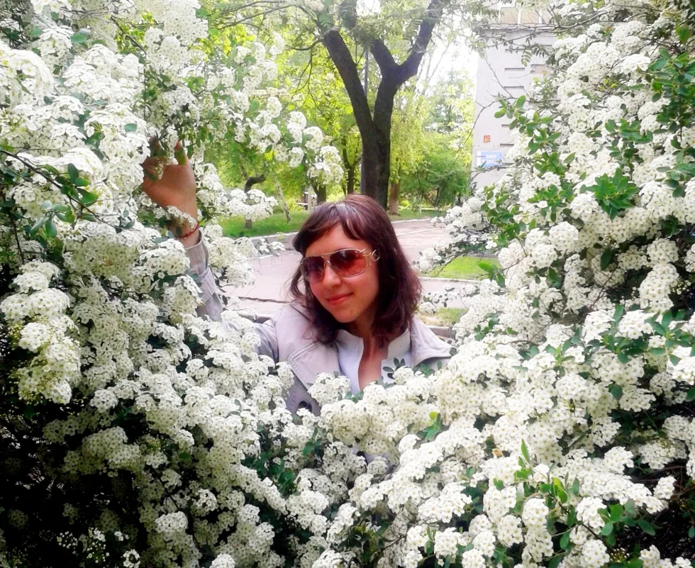 в квіточках