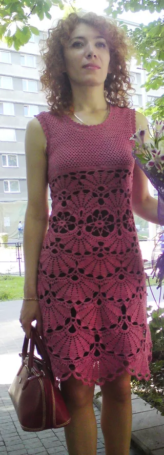 Сукня гачком