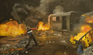 Майдан у вогні