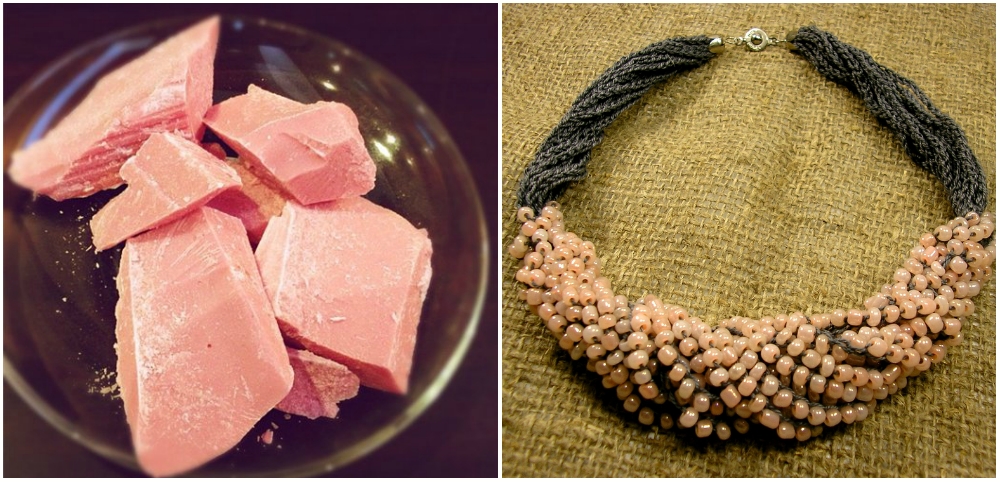 Бусики "Pink Chocolate" ✔ 70 грн