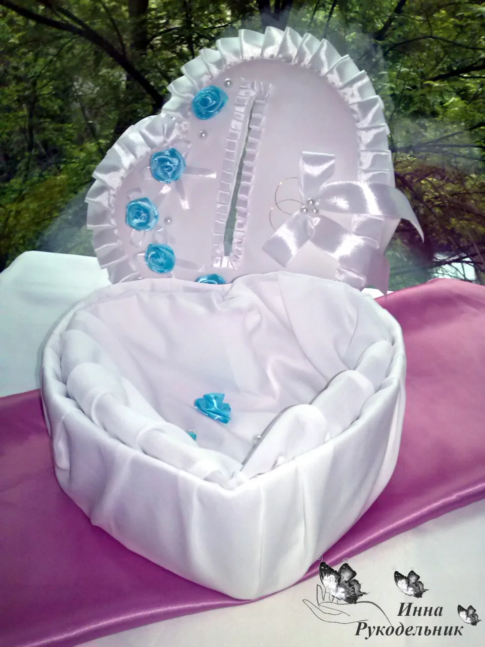 Весільна скарбничка "Бірюзова казка".
http://vk.com/craftirs