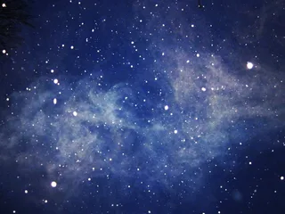 вечірнє небо взимку