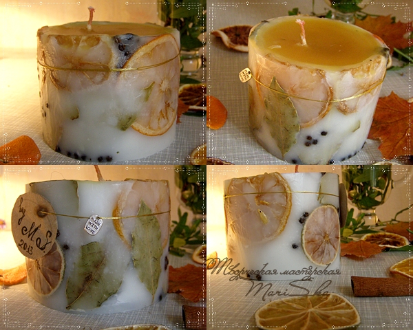 Арома-свеча Фруктовая Lemon