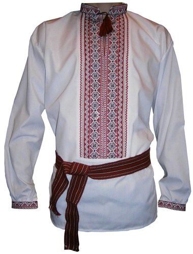 Вишиванка ручної роботи, чоловіча "Степівка"