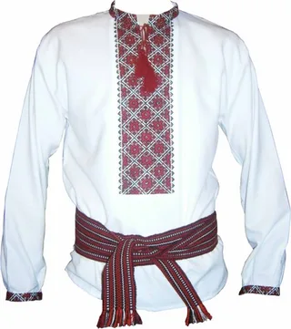 Вишиванка ручної роботи, чоловіча вишита сорочка "Карпатська"