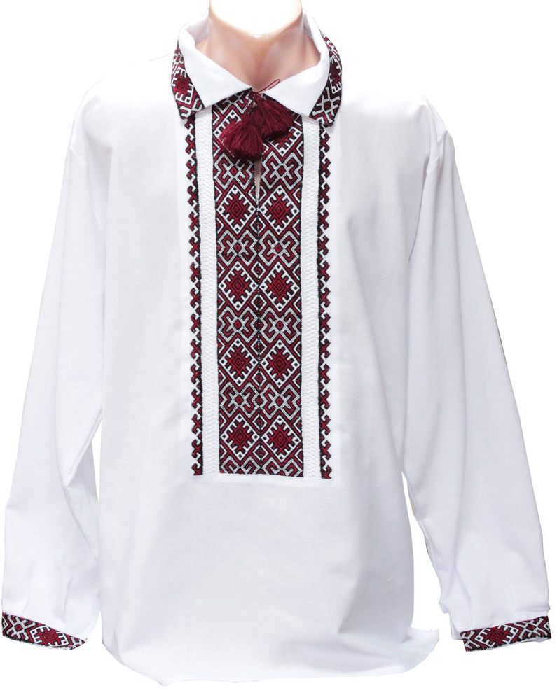 вишиванка ручної роботи, чоловіча сорочка "РЕП'ЯХ" (Арт. 01275)