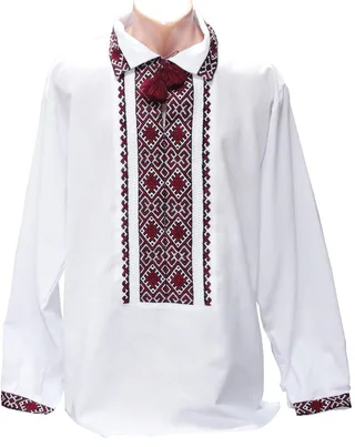 вишиванка ручної роботи, чоловіча сорочка "РЕП'ЯХ" (Арт. 01275)
