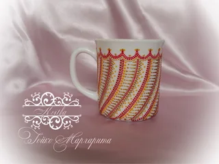 Точечная роспись кружки
