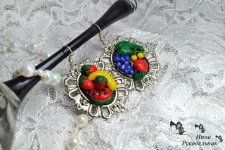 Сережки "Фруктовий рай"