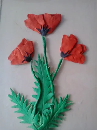 Маки з сольоного тіста)