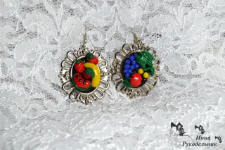 Сережки "Фруктовий рай"