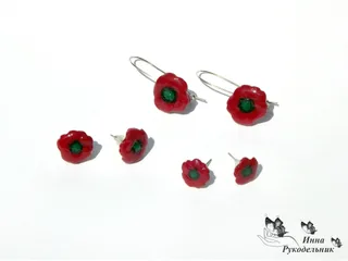Сережки "Маки"
http://vk.com/craftirs
