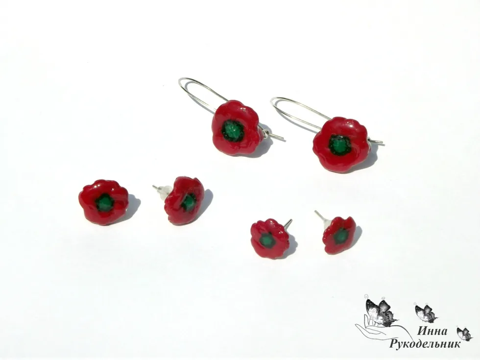Сережки "Маки"
http://vk.com/craftirs